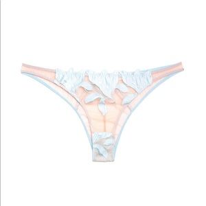 Fleur Du Mal Lily Embroidery Cheeky